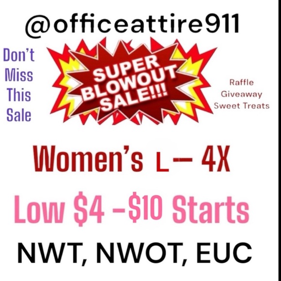 Live Sat 11/29 7:30 pm Small Business Saturday Blowout Sale M-3X Low Starts - Picture 8 of 16